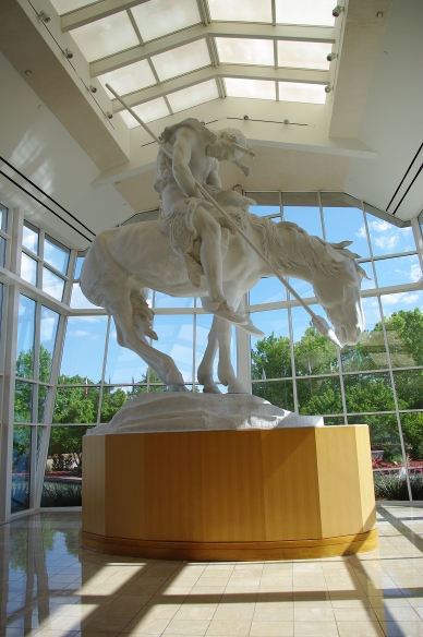 NCWHM - "Trail's End" statue (marble)